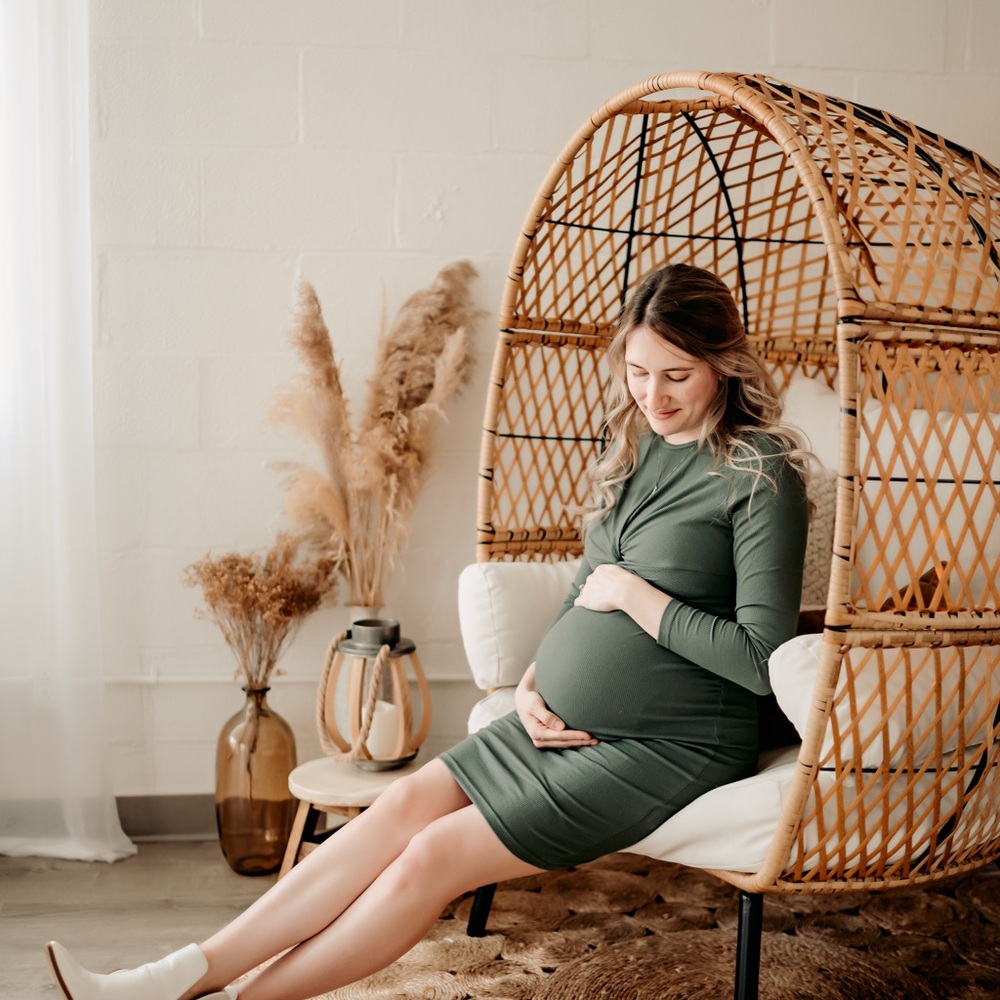 Green Long Sleeve Dress